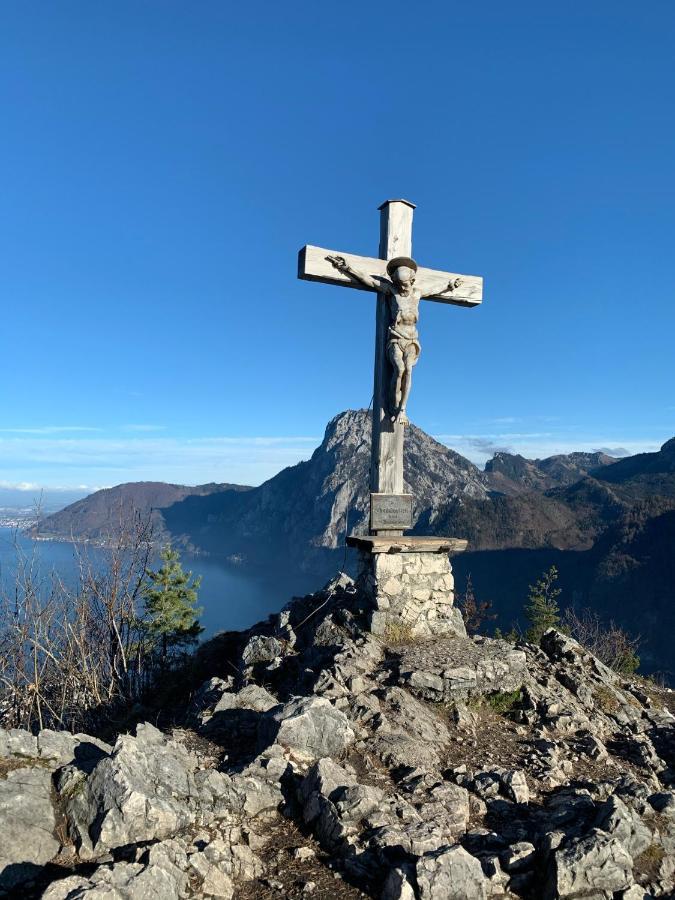 Bergglueck - Gemuetliches Appartement Am Traunsee Altmünster Buitenkant foto