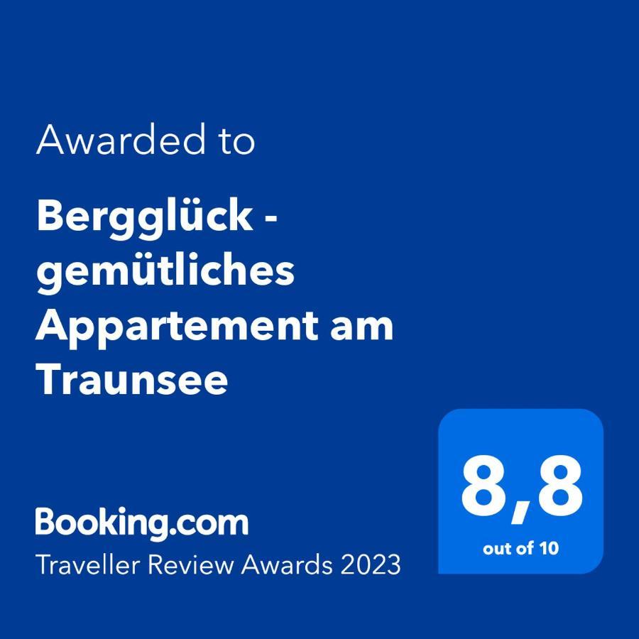 Bergglueck - Gemuetliches Appartement Am Traunsee Altmünster Buitenkant foto